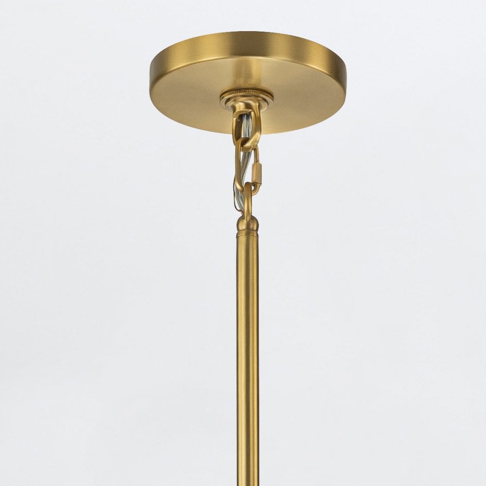 MARVELE10-AB-OPAL Marvele 10 Light Chandelier Aged Brass