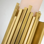 MARVELE-2WB-AB-OPAL Marvele 2 Light Bathroom Wall Light Aged Brass