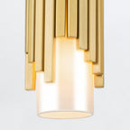 MARVELE-MP-AB-OPAL Marvele 1 Light Mini Pendant Aged Brass