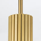 MARVELE-MP-AB-OPAL Marvele 1 Light Mini Pendant Aged Brass