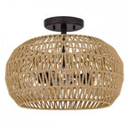 QZ-CASABLANCA-3SF-PBZ Casablanca 3 Light Semi-Flush Palladian Bronze