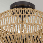 QZ-CASABLANCA-3SF-PBZ Casablanca 3 Light Semi-Flush Palladian Bronze