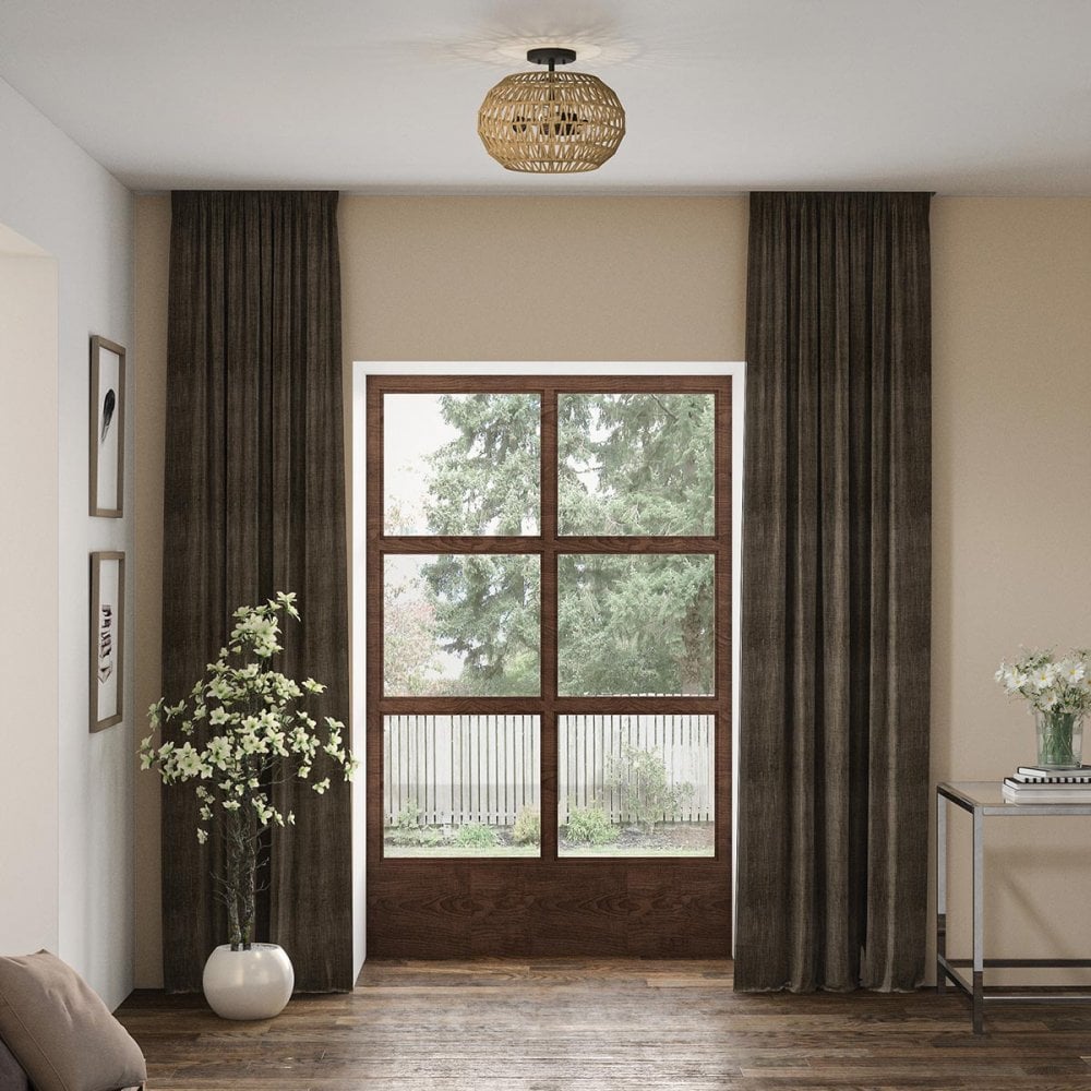 QZ-CASABLANCA-3SF-PBZ Casablanca 3 Light Semi-Flush Palladian Bronze
