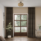 QZ-CASABLANCA-3SF-PBZ Casablanca 3 Light Semi-Flush Palladian Bronze