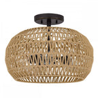 QZ-CASABLANCA-3SF-PBZ Casablanca 3 Light Semi-Flush Palladian Bronze