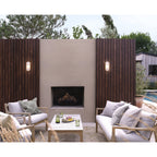 1032019 Montreal Oval Outdoor Wall Light PVD Brushed Brass