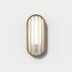 1032019 Montreal Oval Outdoor Wall Light PVD Brushed Brass