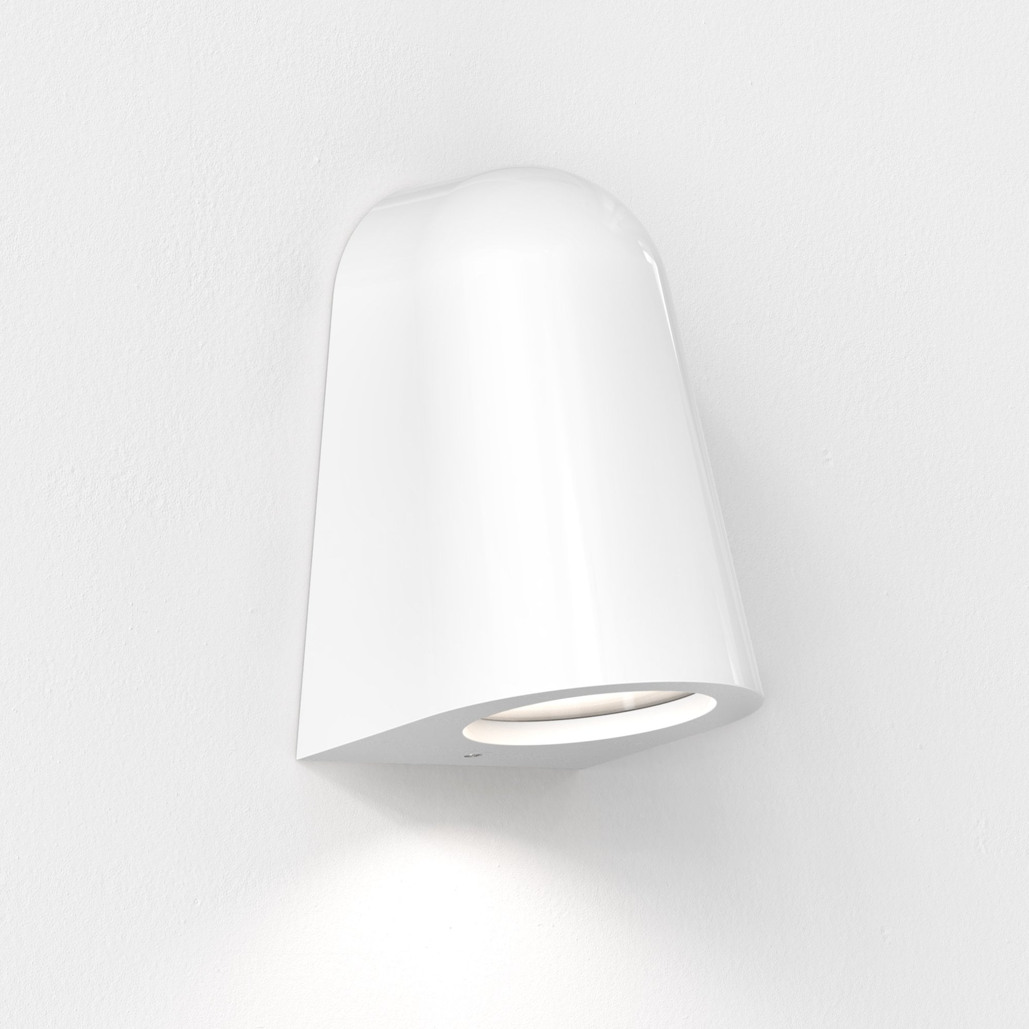1317021 Mast Light Outdoor Wall Light Gloss Glaze White