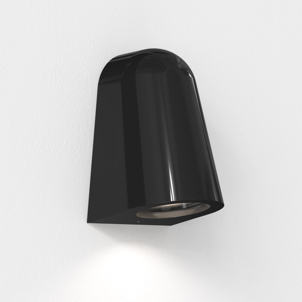 1317022 Mast Light Outdoor Wall Light Gloss Glaze Black
