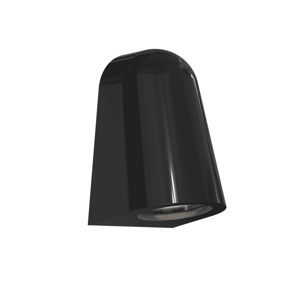1317022 Mast Light Outdoor Wall Light Gloss Glaze Black