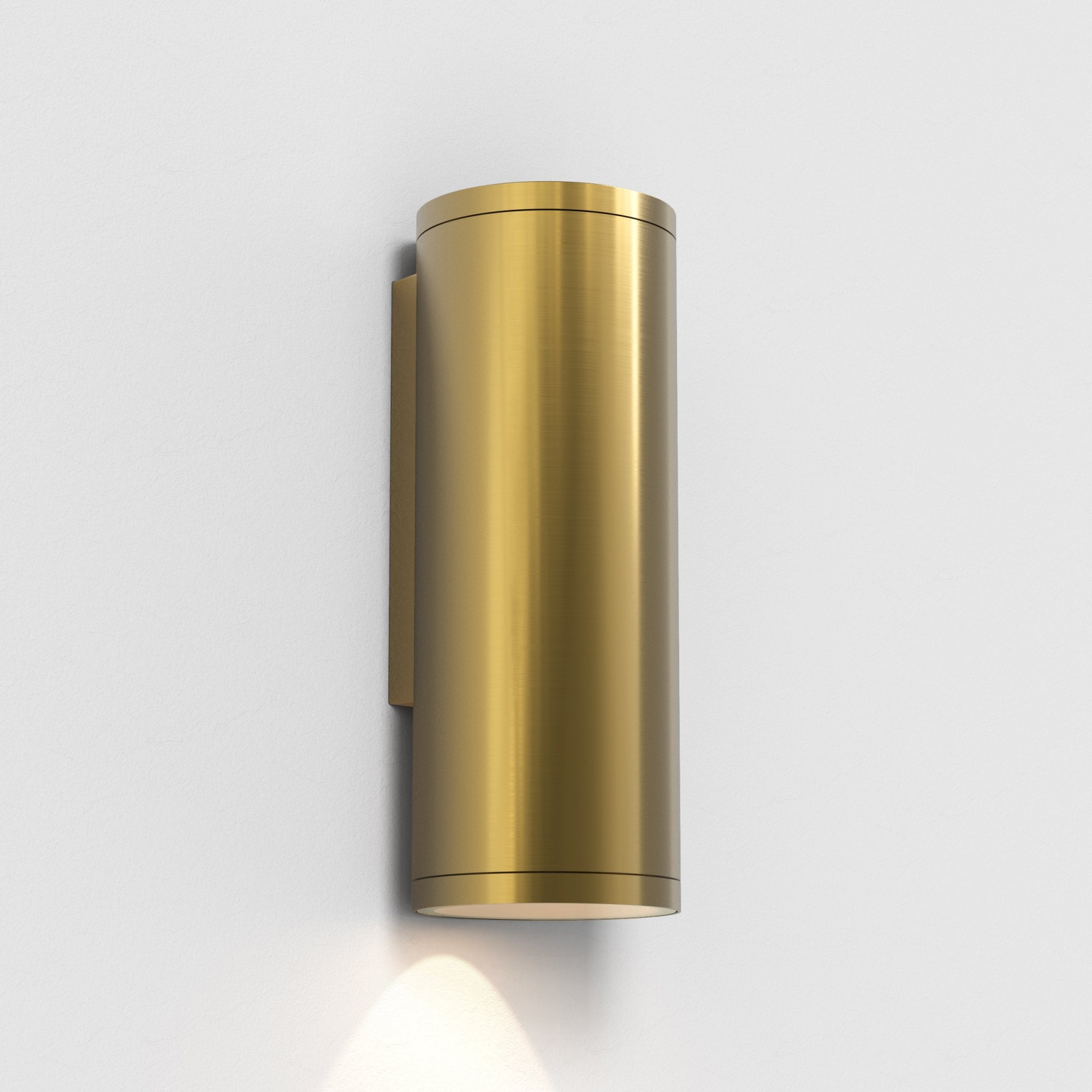 1428020 Ava 200 Outdoor Wall Light PVD Brushed Brass