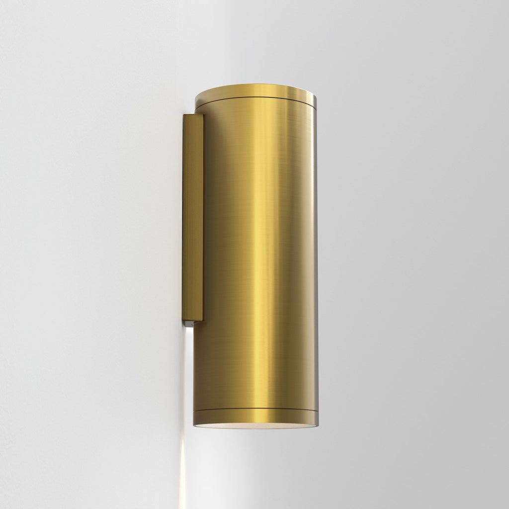 1428020 Ava 200 Outdoor Wall Light PVD Brushed Brass