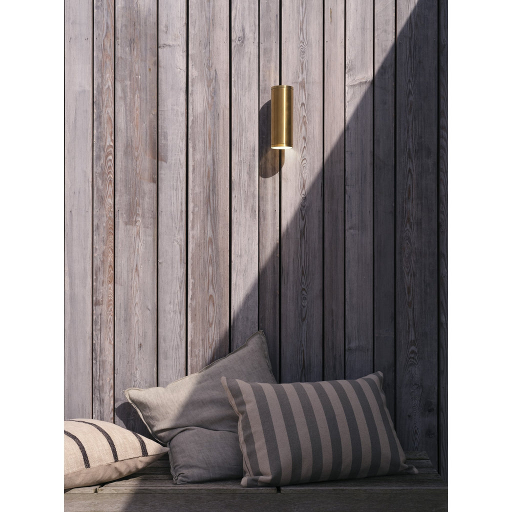 1428020 Ava 200 Outdoor Wall Light PVD Brushed Brass