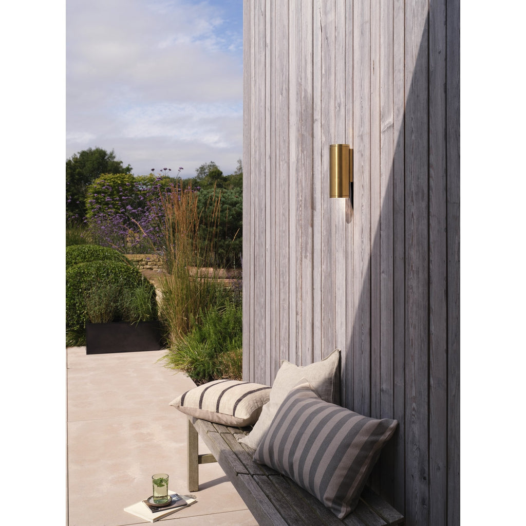 1428020 Ava 200 Outdoor Wall Light PVD Brushed Brass