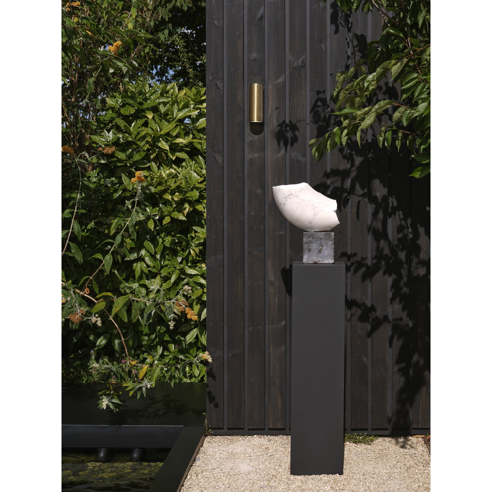 1428020 Ava 200 Outdoor Wall Light PVD Brushed Brass