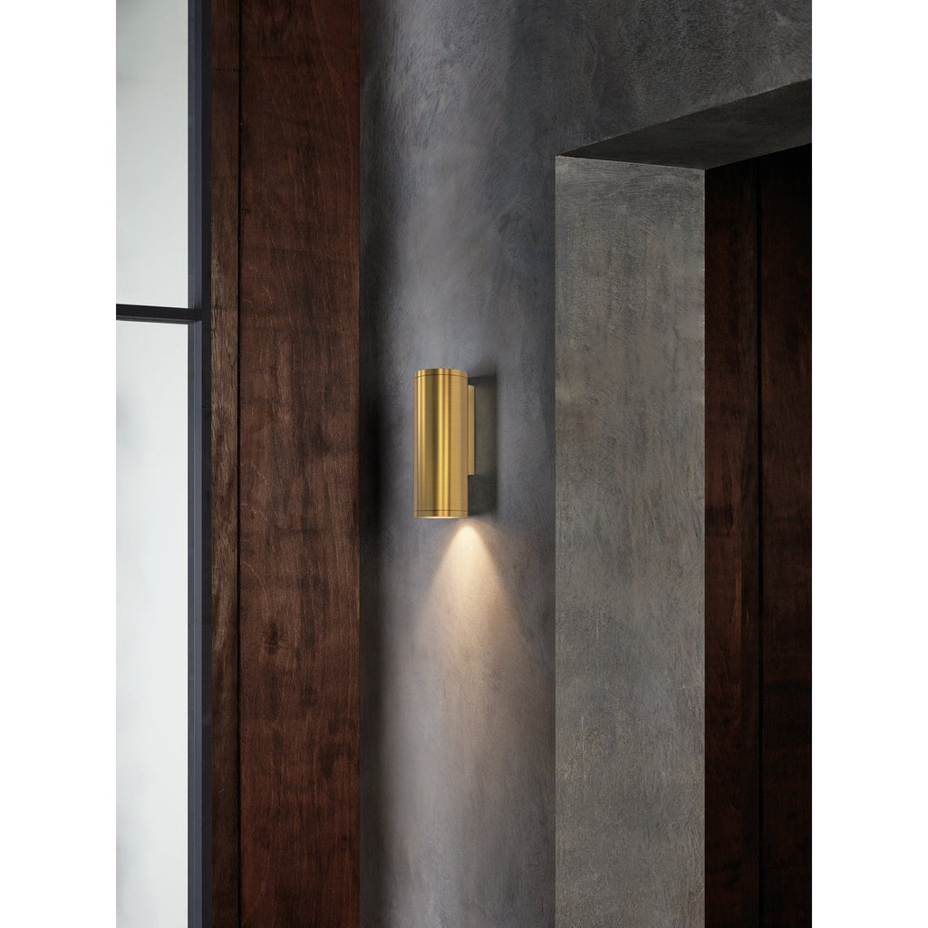 1428020 Ava 200 Outdoor Wall Light PVD Brushed Brass