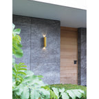 1428021 Ava 300 Outdoor Wall Light PVD Brushed Brass