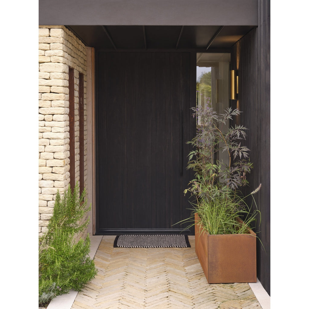 1428021 Ava 300 Outdoor Wall Light PVD Brushed Brass