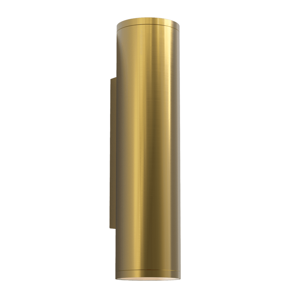 1428021 Ava 300 Outdoor Wall Light PVD Brushed Brass
