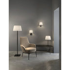 1480008 Beaumont Floor Lamp Base Only Matt Black