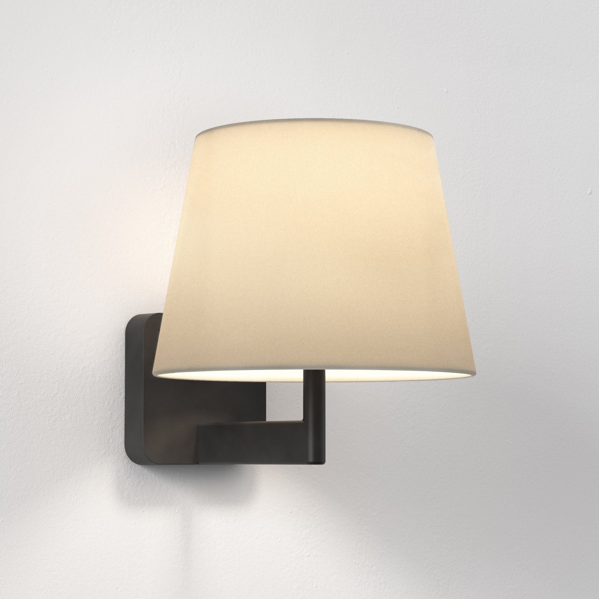 1480013 Beaumont Wall Light Base Only Matt Black