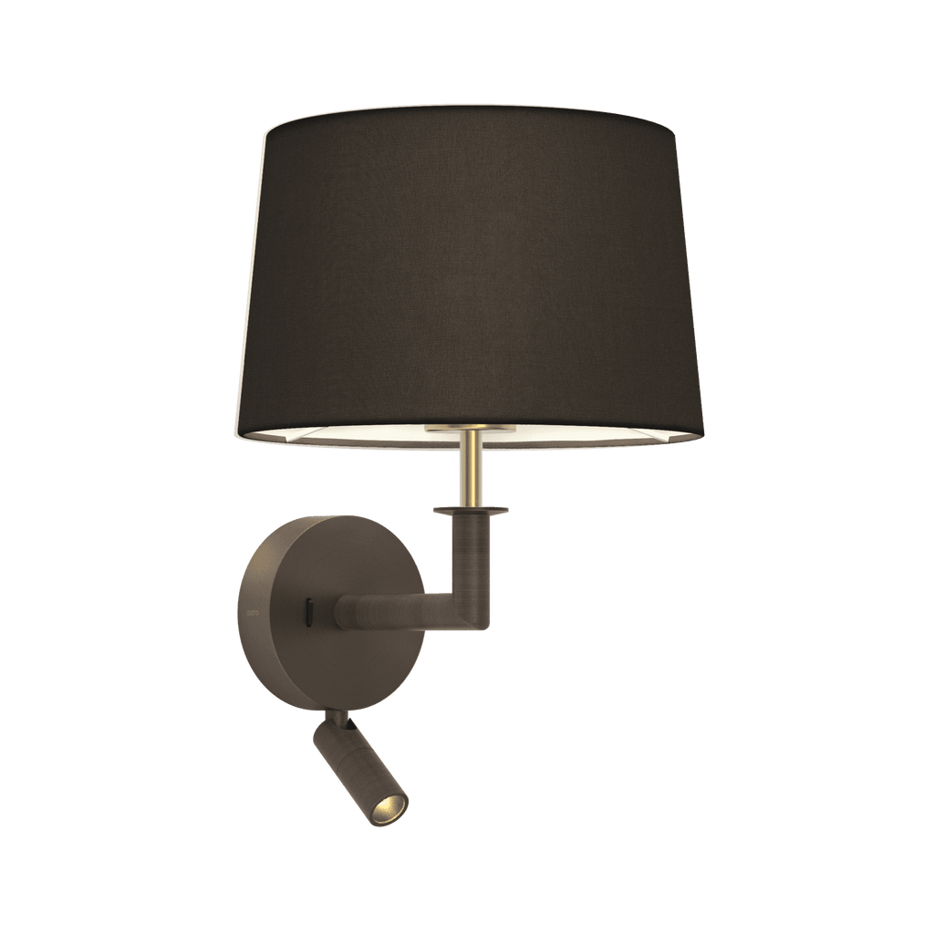 1480013 Beaumont Wall Light Base Only Matt Black