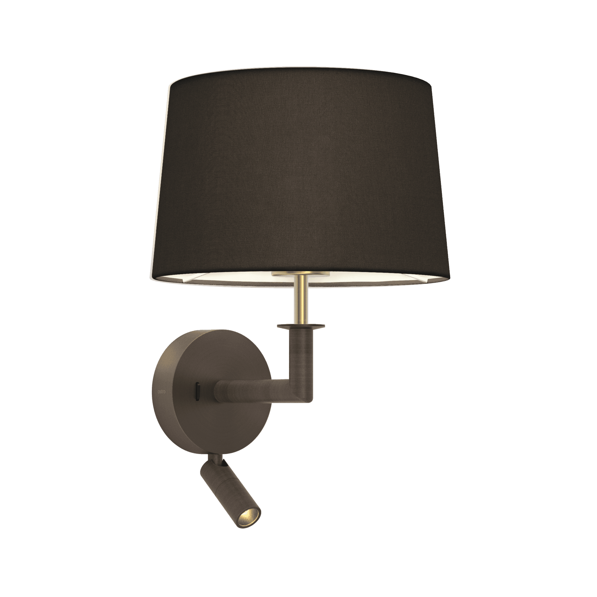 1480013 Beaumont Wall Light Base Only Matt Black