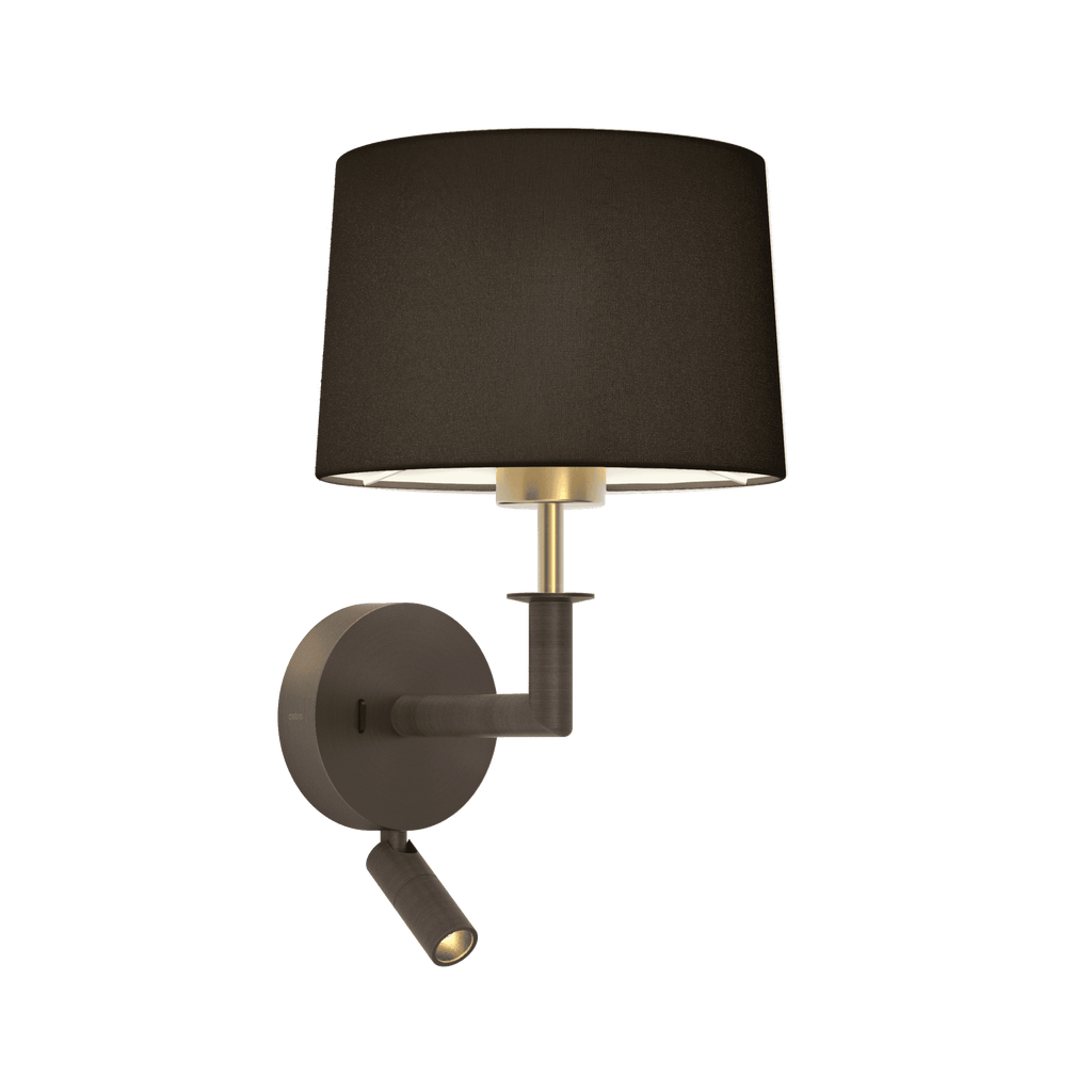 1480013 Beaumont Wall Light Base Only Matt Black