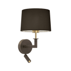 1480013 Beaumont Wall Light Base Only Matt Black