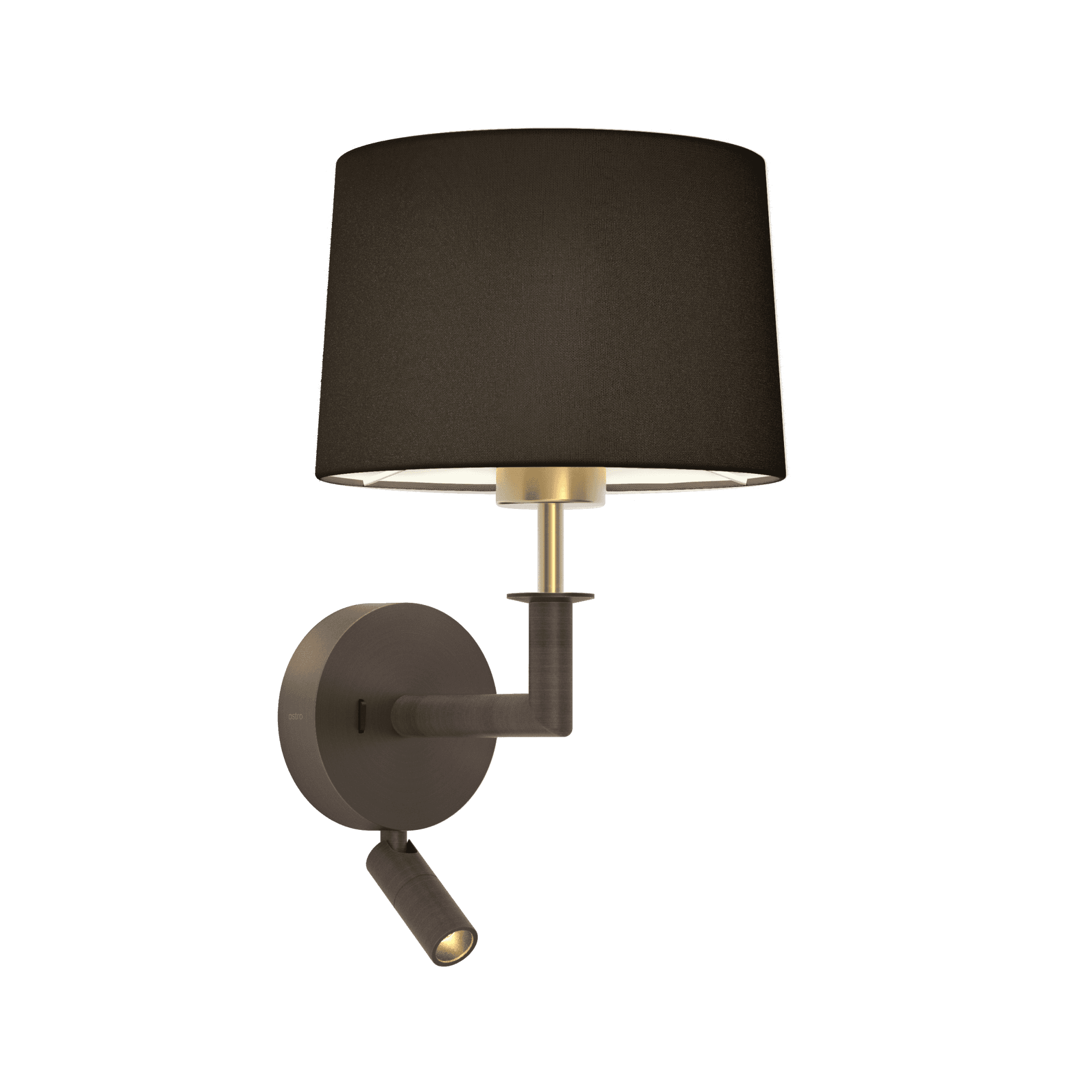 1480013 Beaumont Wall Light Base Only Matt Black