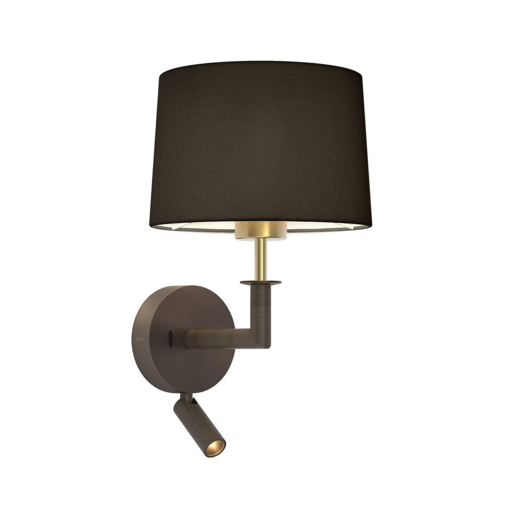 1480013 Beaumont Wall Light Base Only Matt Black