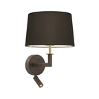 1480013 Beaumont Wall Light Base Only Matt Black
