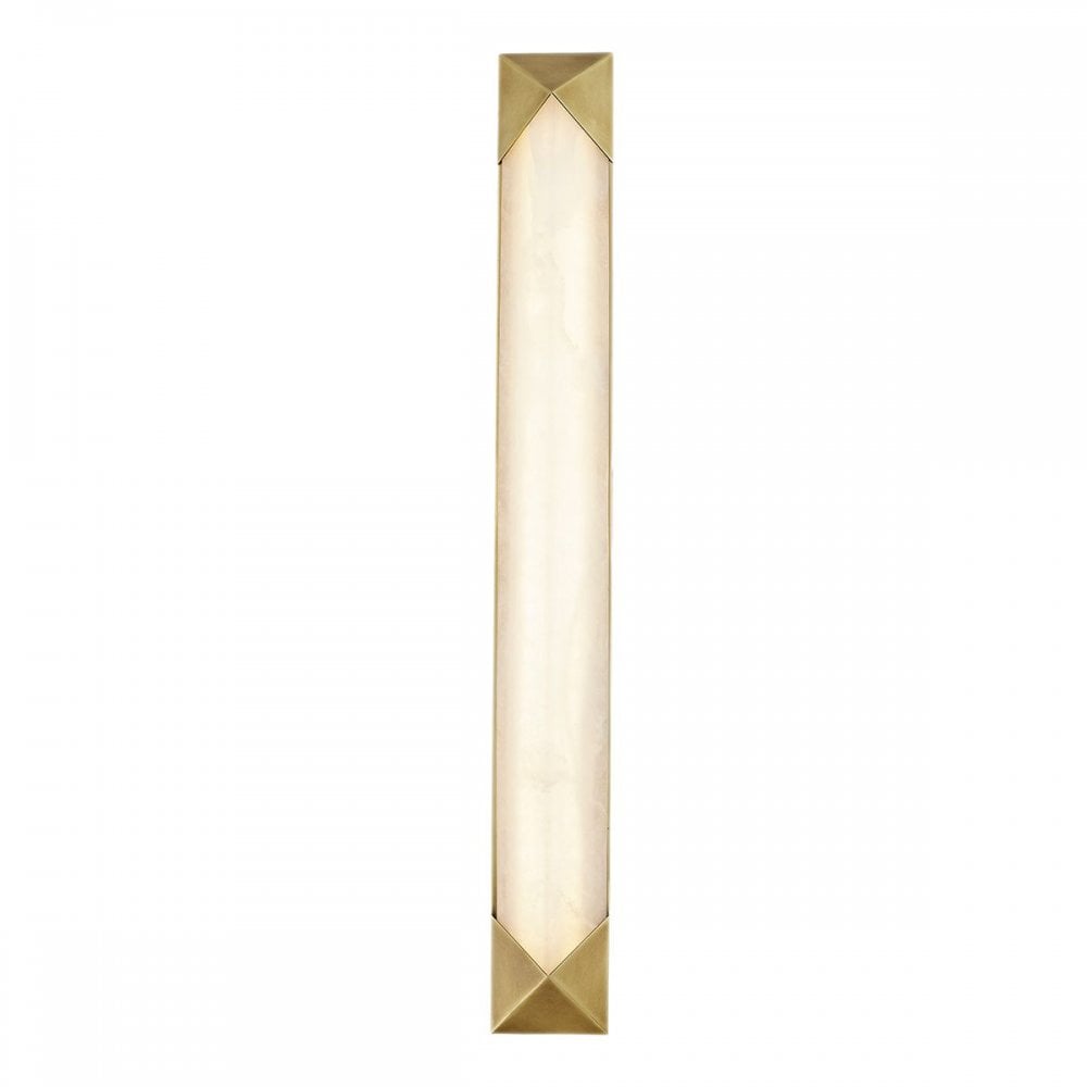 QN-CAESAR-W-L-VBS-AR Caesar Large LED Wall Light Vintage Brass