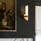 QN-VALENCIA-1WB-VBS-AR Valencia 1 Light Wall Light Vintage Brass