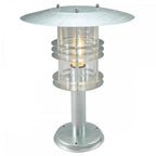 ST3-G-GAL Stockholm Coastal Outdoor 1 Light Grande Pedestal Galvanised Steel