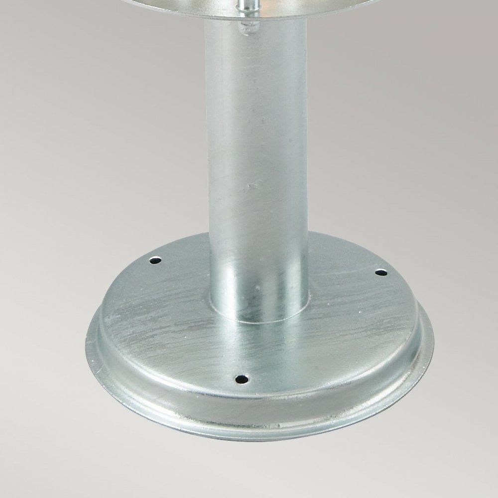 ST3-G-GAL Stockholm Coastal Outdoor 1 Light Grande Pedestal Galvanised Steel