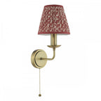 FAV0763-EST2625 Favian Wall Light Matt Bronze With Shade