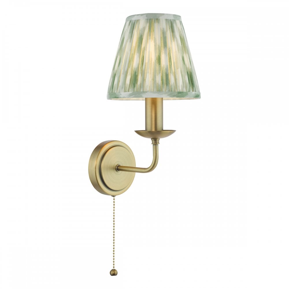 FAV0763-IKA2624 Favian Wall Light Matt Bronze With Shade