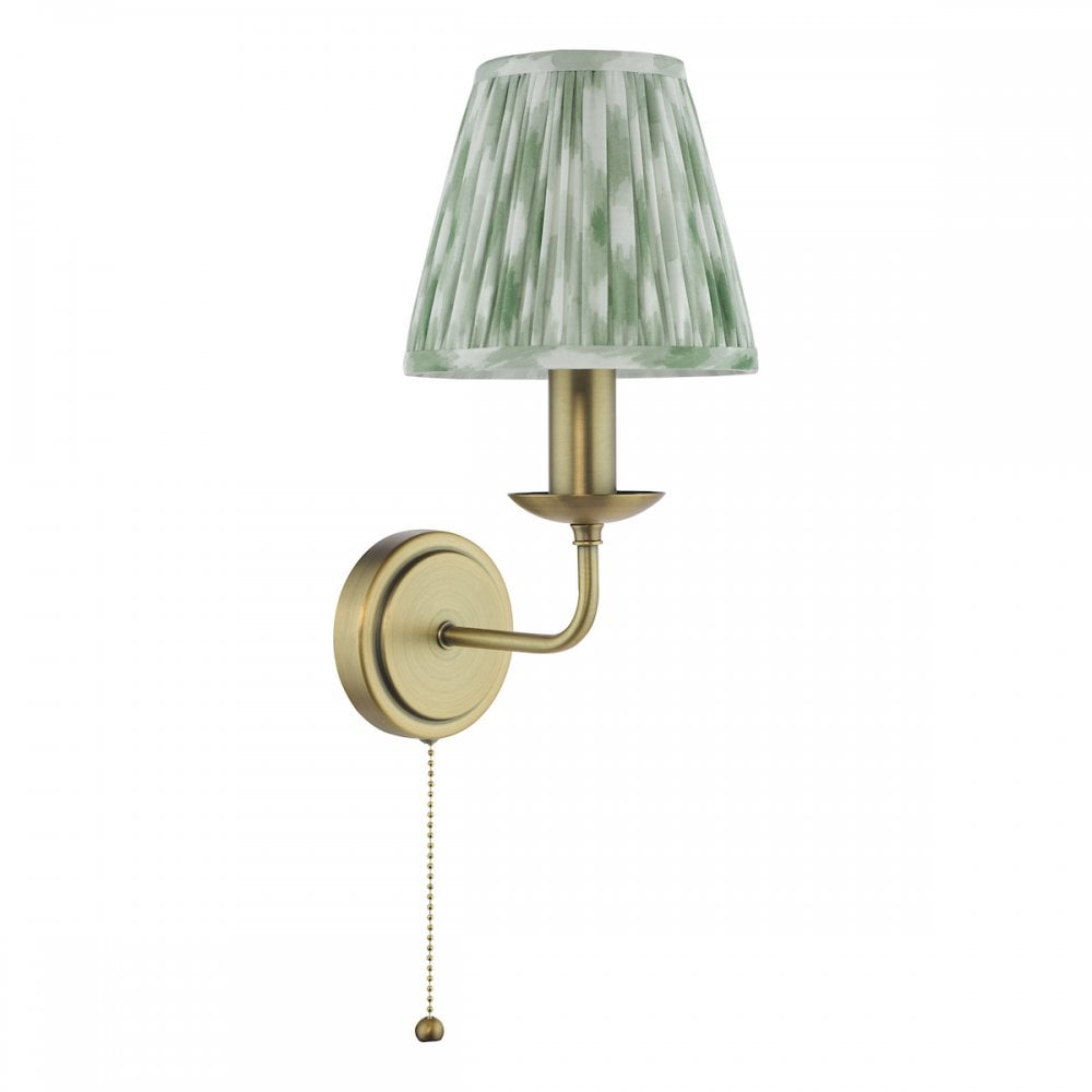 FAV0763-IKA2624 Favian Wall Light Matt Bronze With Shade