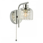 FOR0750 Forseti Bathroom Wall Light Polished Chrome and Glass IP44 (S)