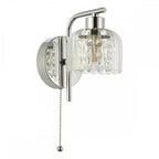 FOR0750 Forseti Bathroom Wall Light Polished Chrome and Glass IP44