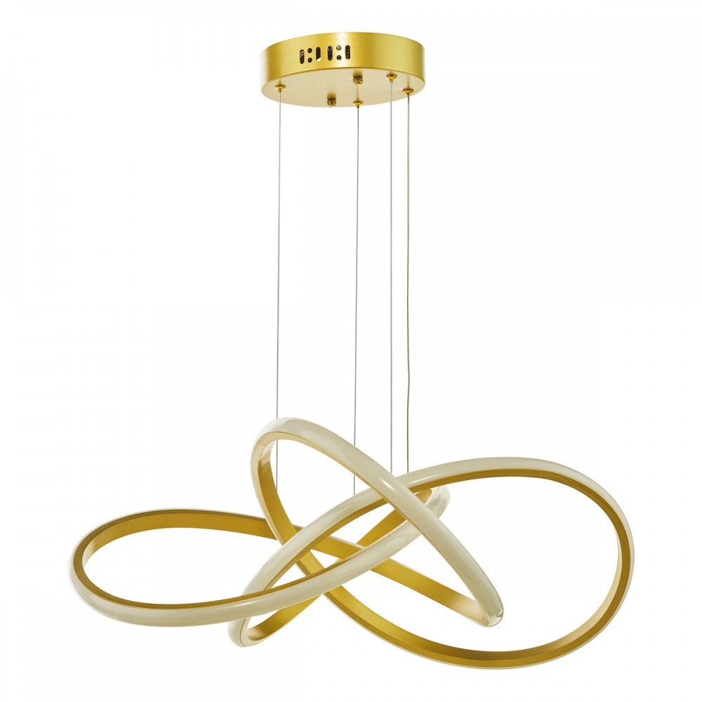 FUS8635 Fusion Pendant Satin Gold LED