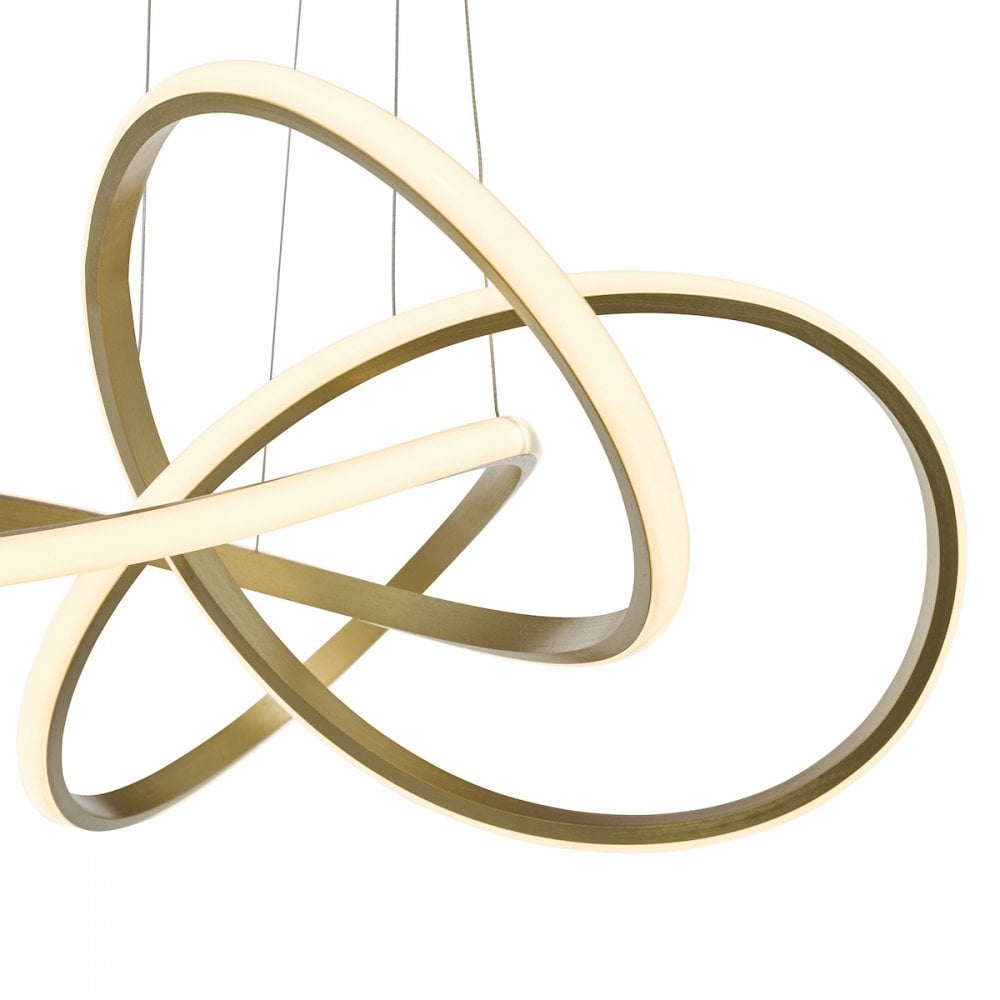 FUS8635 Fusion Pendant Satin Gold LED
