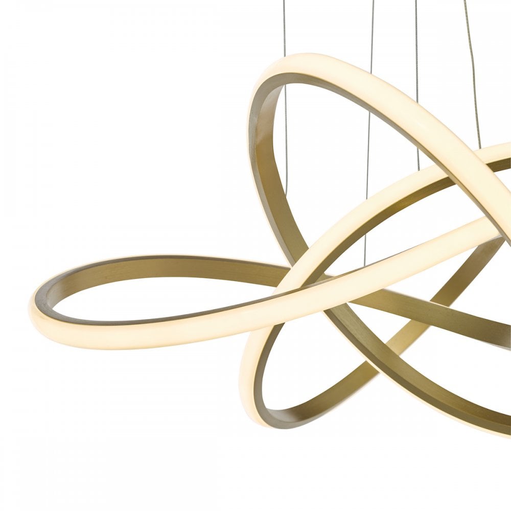 FUS8635 Fusion Pendant Satin Gold LED