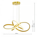 FUS8635 Fusion Pendant Satin Gold LED