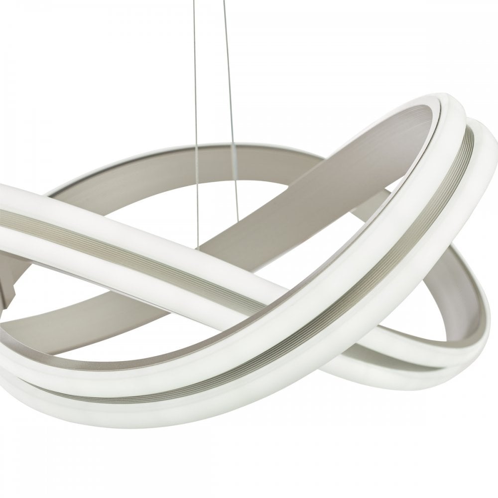 GAV8632 Gavino Pendant Brushed Silver LED