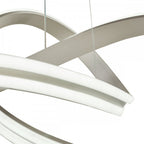 GAV8632 Gavino Pendant Brushed Silver LED