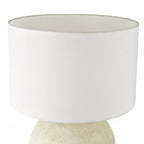 HAV4229 Havana Ceramic Table Lamp Natural Finish With Shade