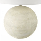HAV4229 Havana Ceramic Table Lamp Natural Finish With Shade