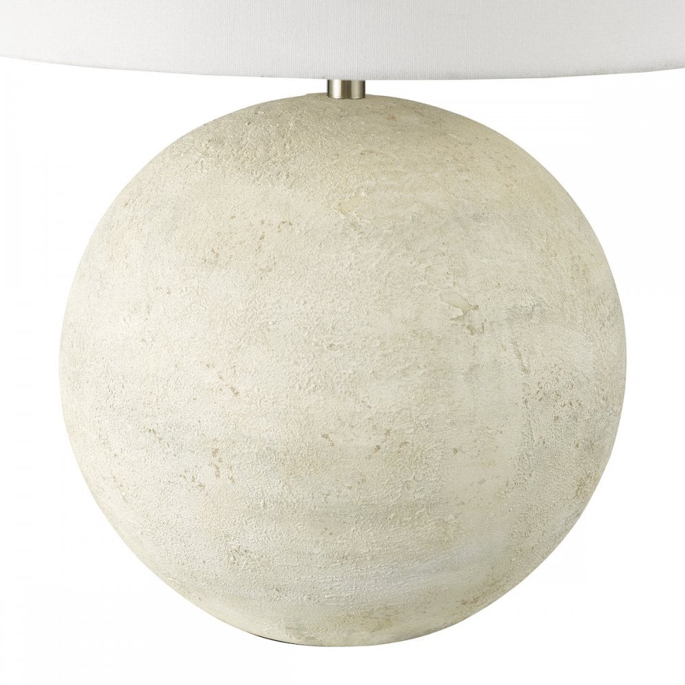 HAV4229 Havana Ceramic Table Lamp Natural Finish With Shade